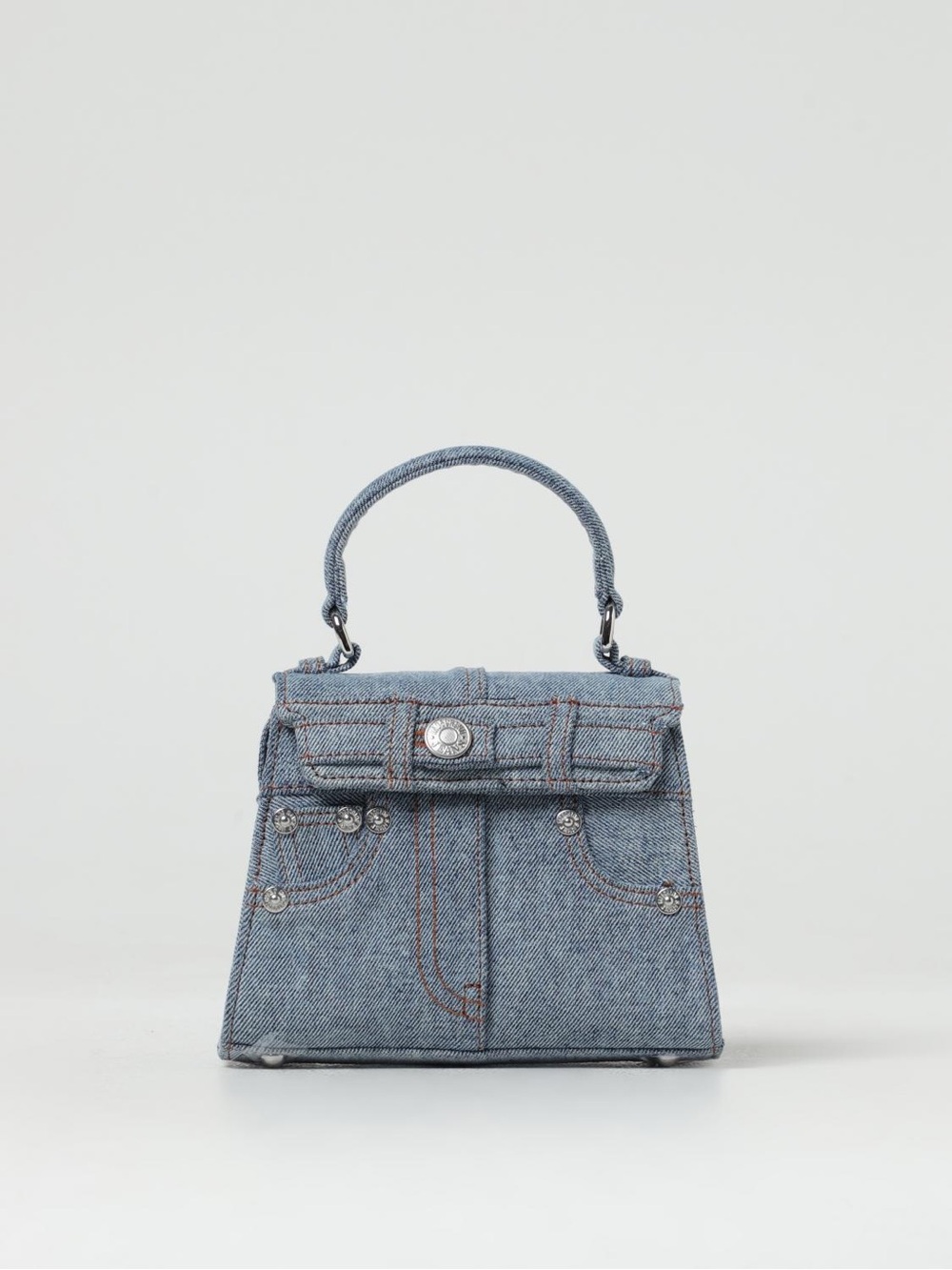 Moschino Jeans Denim Mini Bag - light wash denim